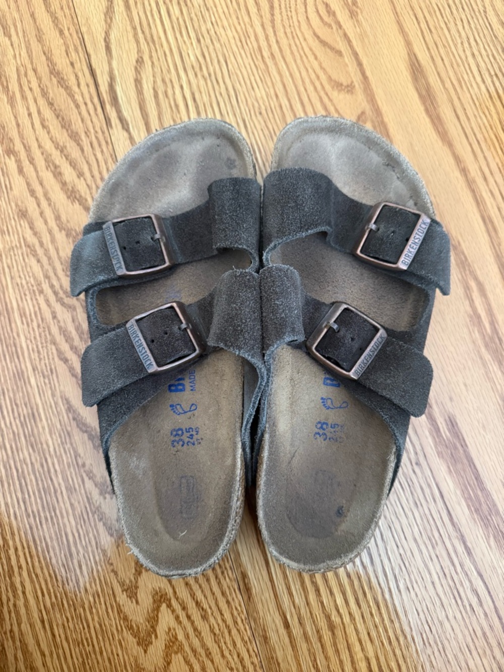 Women’s Brown Birkenstocks - Size 38